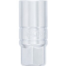 Zündkerzen-Einsatz mit Haltegummi, Zwölfkant | Antrieb Innenvierkant 12,5 mm (1/2") | SW 21 mm