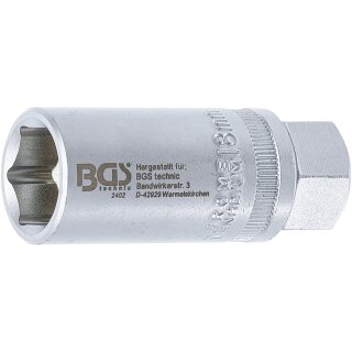 Zündkerzen-Einsatz Sechskant | Antrieb Innenvierkant 12,5 mm (1/2") | SW 18 mm
