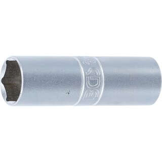 Zündkerzen-Einsatz Sechskant | dünnwandig | Antrieb Innenvierkant 12,5 mm (1/2") | SW 16 mm
