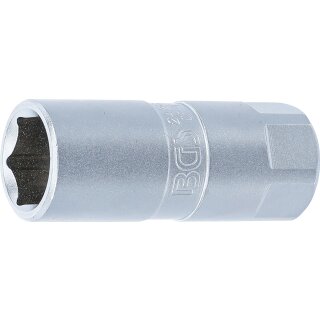 Zündkerzen-Einsatz Sechskant | Antrieb Innenvierkant 12,5 mm (1/2") | SW 18 mm