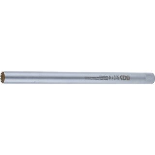 Zündkerzen-Einsatz mit Magnet, Zwölfkant, extra lang | Antrieb Innenvierkant 10 mm (3/8") | SW 14 mm