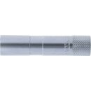 Zündkerzen-Einsatz mit Haltegummi, Zwölfkant, lang | Antrieb Innenvierkant 10 mm (3/8") | SW 16 mm