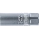 Zündkerzen-Einsatz mit Magnet, Sechskant | Antrieb Innenvierkant 12,5 mm (1/2") | SW 16 mm