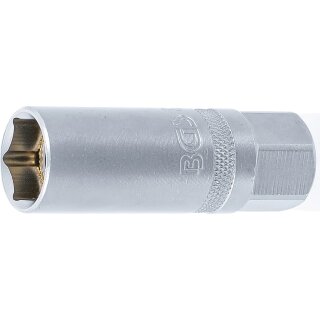 Zündkerzen-Einsatz mit Magnet, Sechskant | Antrieb Innenvierkant 10 mm (3/8") | SW 16 mm