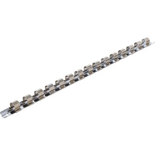 Aufsteckschiene mit 15 Clips | 12,5 mm (1/2")
