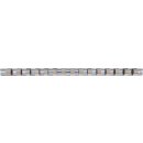 Aufsteckschiene mit 15 Clips | 12,5 mm (1/2")