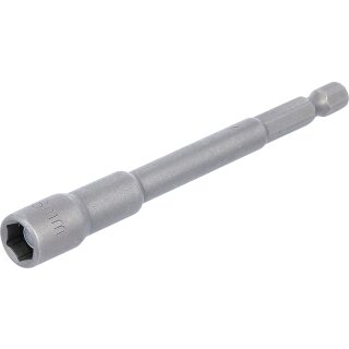 Steckschlüssel-Einsatz Sechskant, extra lang | für Bohrmaschinen | Antrieb Außensechskant 6,3 mm (1/4") | SW 8 mm