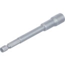 Steckschlüssel-Einsatz Sechskant, extra lang | für Bohrmaschinen | Antrieb Außensechskant 6,3 mm (1/4") | SW 8 mm