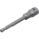 Steckschlüssel-Einsatz Sechskant, extra lang | für Bohrmaschinen | Antrieb Außensechskant 6,3 mm (1/4") | SW 11 mm