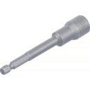 Steckschlüssel-Einsatz Sechskant, extra lang | für Bohrmaschinen | Antrieb Außensechskant 6,3 mm (1/4") | SW 13 mm