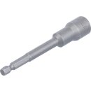 Steckschlüssel-Einsatz Sechskant, extra lang | für Bohrmaschinen | Antrieb Außensechskant 6,3 mm (1/4") | SW 13 mm