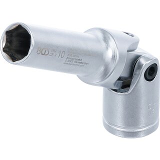 Glühkerzen-Gelenk-Einsatz Sechskant | Antrieb Innenvierkant 10 mm (3/8") | SW 10 mm