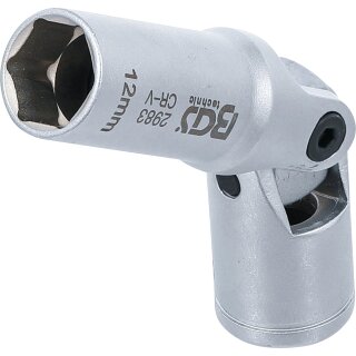 Glühkerzen-Gelenk-Einsatz Sechskant | Antrieb Innenvierkant 10 mm (3/8") | SW 12 mm