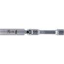 Zündkerzen-Gelenkeinsatz Zwölfkant, extra lang | Antrieb Innenvierkant 10 mm (3/8") | SW 14 mm