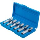 Universal Glühkerzen-Gelenkschlüssel-Satz, Sechskant | Antrieb Innenvierkant 10 mm (3/8") | SW 8 - 16 mm | 6-tlg.
