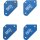 Mini-Magnethalter-Satz | 45° - 90° - 135° | 4-tlg.