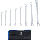 Doppel-Ringschlüssel-Satz | tief gekröpft | SW 6 x 7 - 20 x 22 mm | 8-tlg.