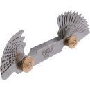 Gewindeschablone | 28 Blatt | Whitworth 4G - 62G