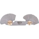 Doppel-Gewindeschablone, 52 Blatt | metrisch 0,25 - 6,0 mm, Whitworth 4G - 62G