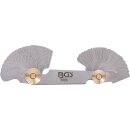 Doppel-Gewindeschablone, 52 Blatt | metrisch 0,25 - 6,0 mm, Whitworth 4G - 62G