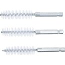 Nylonbürste | 14 mm | Antrieb Außensechskant 6,3 mm (1/4") | 3-tlg.
