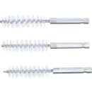 Nylonbürste | 14 mm | Antrieb Außensechskant 6,3 mm (1/4") | 3-tlg.