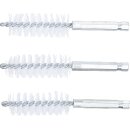 Nylonbürste | 18 mm | Antrieb Außensechskant 6,3 mm (1/4") | 3-tlg.