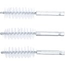 Nylonbürste | 18 mm | Antrieb Außensechskant 6,3 mm (1/4") | 3-tlg.