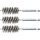 Stahlbürste | 18 mm | Antrieb Außensechskant 6,3 mm (1/4") | 3-tlg.