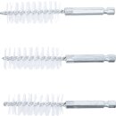 Nylonbürste | 19 mm | Antrieb Außensechskant 6,3 mm (1/4") | 3-tlg.