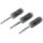 Stahlbürste | 19 mm | Antrieb Außensechskant 6,3 mm (1/4") | 3-tlg.