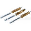 Messingbürste | 9 mm | Antrieb Außensechskant 6,3 mm (1/4") | 3-tlg.
