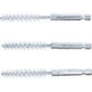 Nylonbürste | 9 mm | Antrieb Außensechskant 6,3 mm (1/4") | 3-tlg.