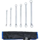 Doppel-Ringschlüssel-Satz | tief gekröpft | Zollgrößen | SW 1/4" - 3/4" | 6-tlg.