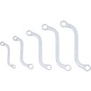S-Form Doppel-Ringschlüssel-Satz | Zollgrößen | SW 3/8" - 3/4" | 5-tlg.