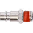 Druckluft-Stecknippel | 6,3 mm (1/4") Außengewinde