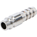 Druckluft-Stecknippel mit 10 mm Schlauchanschluss