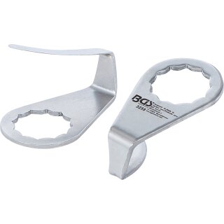 Ersatzmesser, halbrund | für Art. 3218 & 9291 | 2 x 36 mm | 2-tlg.