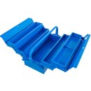 Metall-Werkzeugkasten | leer | 420 x 200 x 200 mm | 5 Fächer