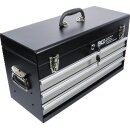 Metall-Werkzeugkoffer, leer | 3 Schubladen