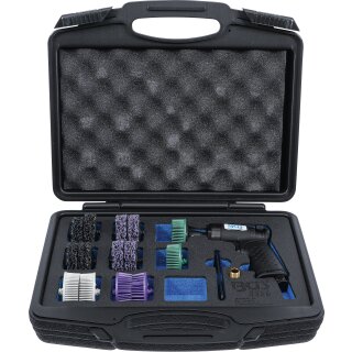 Druckluft-Borstenschleifer-Satz | 17-tlg.