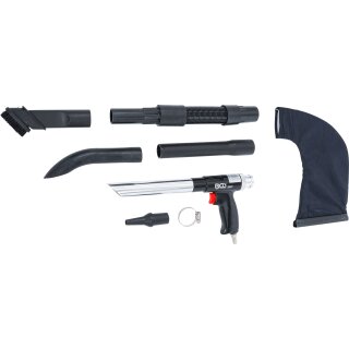 Druckluft-Saug- / Blaspistole | umschaltbar | 8-tlg.