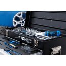 Elektriker-Metall-Werkzeugkoffer | 3 Schubladen | mit 147...