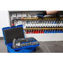 Steckschlüssel- und Hammer-, Zangen-, Schraubendreher-Satz | 6,3 mm (1/4") / 12,5 mm (1/2") | BGS systainer® | 77-tlg.