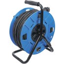Kabeltrommel | 50 m | 3 x 1,5 mm² | 4 Steckdosen mit...
