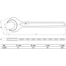 Einmaulschlüssel | DIN 894 | SW 90 mm