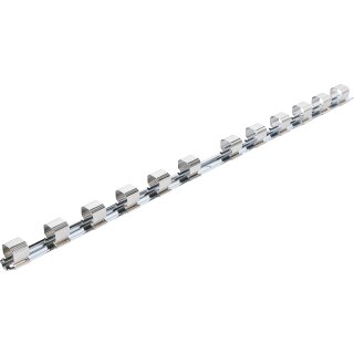 Aufsteckschiene mit 12 Clips | 20 mm (3/4")