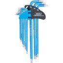 Winkelschlüssel-Satz | T-Profil (für Torx) / T-Profil (für Torx) mit Bohrung T10 - T50 | 9-tlg.