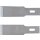 Ersatz-Schaberklingen für Art. 364 | 0,6 x 12 mm | 5-tlg.