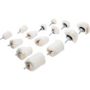 Polierköpfe-Sortiment | Antrieb 6,3 mm (1/4") |...
